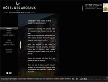 Tablet Screenshot of hoteldesarceaux.com